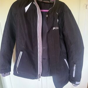 Klim Women's Black and grey allure jacket